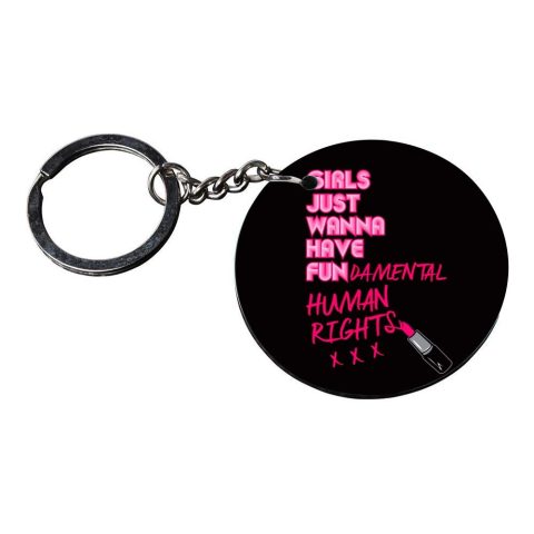Crafty Worth | funny quote keychain | s keychain for car customized keychain with photo Printed Wooden Keychain| Circle Shape Set of 2 keyrings 2×2 inch - alternate view