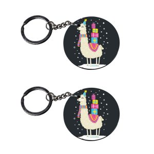Crafty Worth stylish keychain for father set of 2
