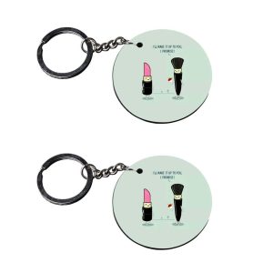 | pinky promise keychain | h keychain for girls customized keychain with photo Printed Wooden Keychain| Circle Shape Set of 2