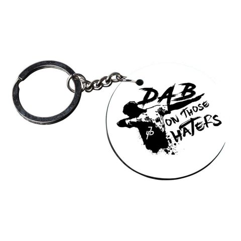 Crafty Worth | dab keychain | keychain z customized keychain with photo Printed Wooden Keychain| Circle Shape Set of 2 keyrings 2×2 inch - alternate view
