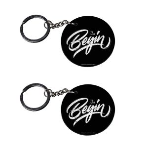 | keyring with motivational quote | 2 keychain for gift ? customized keychain with photo Printed Wooden Keychain| Circle Shap