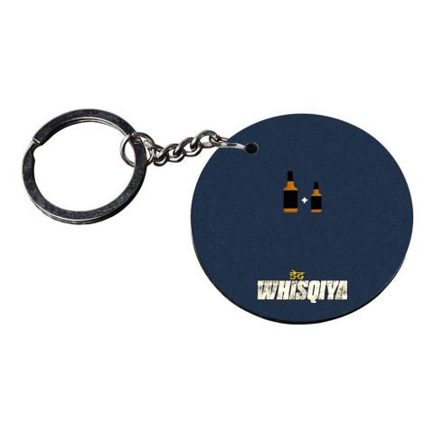 Crafty Worth | funny keychain | keychain for car customized keychain with photo Printed Wooden Keychain| Circle Shape Set of 2 keyrings 2×2 inch - alternate view