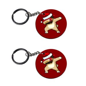| panda keychains | keychain 20 rupees customized keychain with photo Printed Wooden Keychain| Circle Shape Set of 2 keyrings