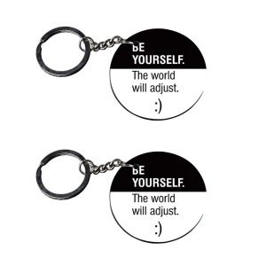 | quotes keychain for love | keychain for 20 rs customized keychain with photo Printed Wooden Keychain| Circle Shape Set of 2