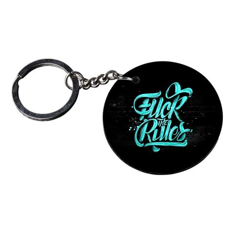 Crafty Worth | funny quote keychain | keychain for girls under 100 customized keychain with photo Printed Wooden Keychain| Circle Shape Set of 2 keyrings 2×2 inch - alternate view