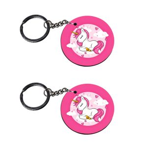 | unicorn keychain for girls for coins | keychain for wardrobe customized keychain with photo Printed Wooden Keychain| Circle