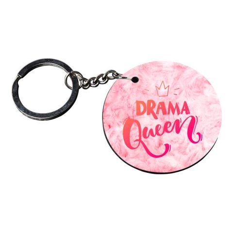 Crafty Worth | queen key chains | keychain customized keychain with photo Printed Wooden Keychain| Circle Shape Set of 2 keyrings 2×2 inch - alternate view