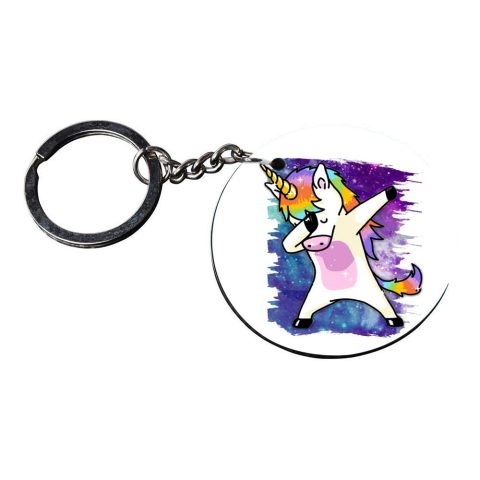 Crafty Worth | dab keychain | 1 keychain customized keychain with photo Printed Wooden Keychain| Circle Shape Set of 2 keyrings 2×2 inch - alternate view