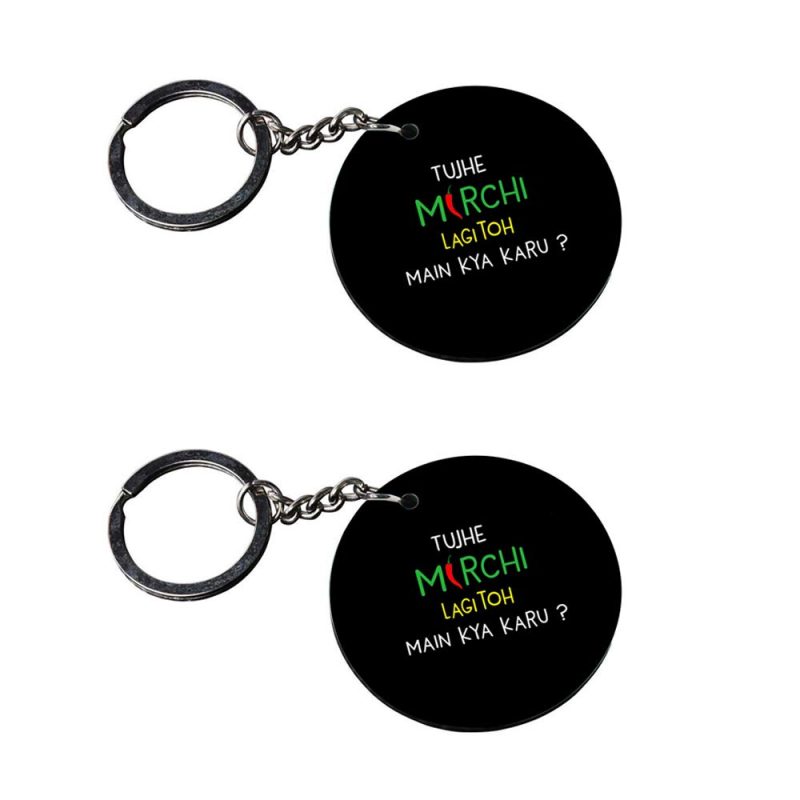 Tujhe Mirchi Lagi Toh Keychain Set