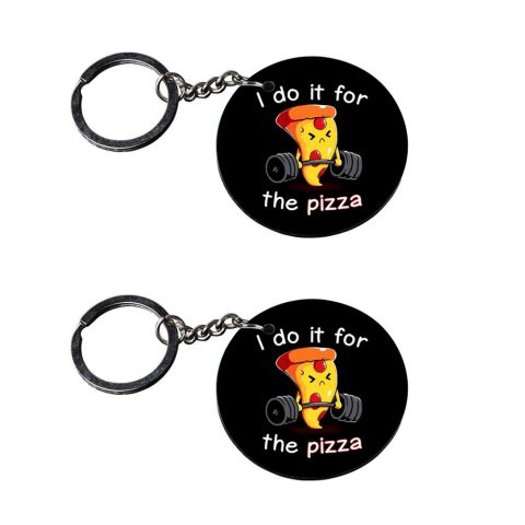Crafty Worth | funny key rings | keychain for drive safe customized keychain with photo Printed Wooden Keychain| Circle Shape Set of 2 keyrings 2×2 inch