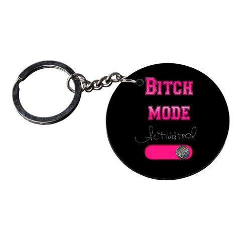 Crafty Worth | keychain for girls unicorn | keychain for men customized keychain with photo Printed Wooden Keychain| Circle Shape Set of 2 keyrings 2×2 inch - alternate view