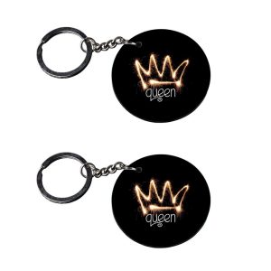 | key chain for girls under 50 | k keychain customized keychain with photo Printed Wooden Keychain| Circle Shape Set of 2 key