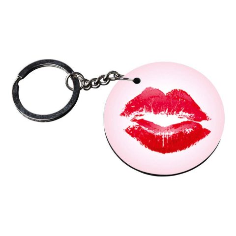 Crafty Worth | quotes keychain | keychain holder keychain customized keychain with photo Printed Wooden Keychain| Circle Shape Set of 2 keyrings 2×2 inch - alternate view