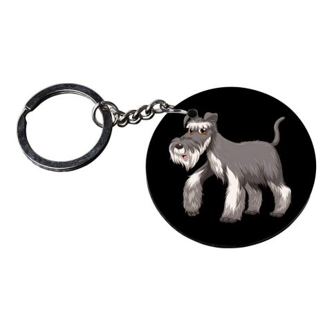Crafty Worth | dog mom keychain | s keychain for bike customized keychain with photo Printed Wooden Keychain| Circle Shape Set of 2 keyrings 2×2 inch - alternate view