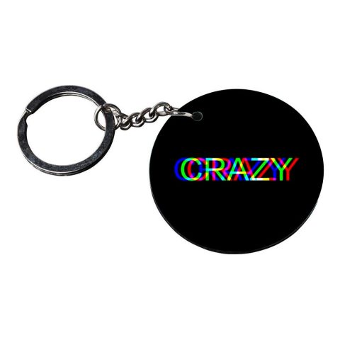 Crafty Worth | funny keychain | keychain with lighter customized keychain with photo Printed Wooden Keychain| Circle Shape Set of 2 keyrings 2×2 inch - alternate view