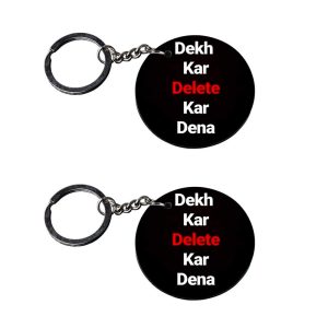 | funny key chains | keychain for office key customized keychain with photo Printed Wooden Keychain| Circle Shape Set of 2 ke