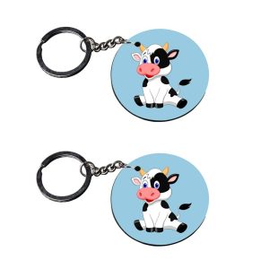 | dog keychain for dog lovers | keychain for bike car customized keychain with photo Printed Wooden Keychain| Circle Shape Se