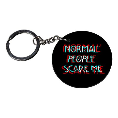 Crafty Worth | funny key rings | keychain video game customized keychain with photo Printed Wooden Keychain| Circle Shape Set of 2 keyrings 2×2 inch - alternate view