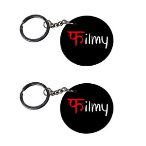 | funny quote keychain | l keychain for girls customized keychain with photo Printed Wooden Keychain| Circle Shape Set of 2 k