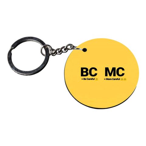 Crafty Worth | keychain for boys | n keychain for bike customized keychain with photo Printed Wooden Keychain| Circle Shape Set of 2 keyrings 2×2 inch - alternate view