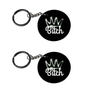 | key chain for girls stylish latest | keychain kit customized keychain with photo Printed Wooden Keychain| Circle Shape Set 