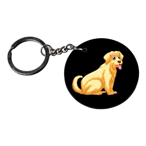 Crafty Worth | watch dogs 2 keychain | keychain for unisex customized keychain with photo Printed Wooden Keychain| Circle Shape Set of 2 keyrings 2×2 inch - alternate view