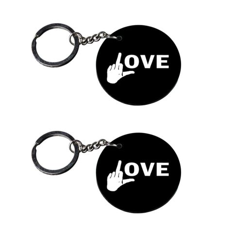 Crafty Worth | funny quote keychain | keychain for r15 bike customized keychain with photo Printed Wooden Keychain| Circle Shape Set of 2 keyrings 2×2 inch
