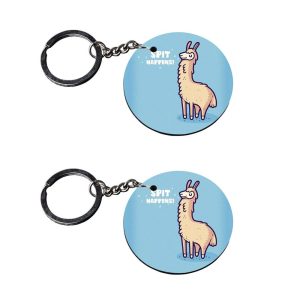 | keychain for girlfriend | keychain for husband customized keychain with photo Printed Wooden Keychain| Circle Shape Set of 