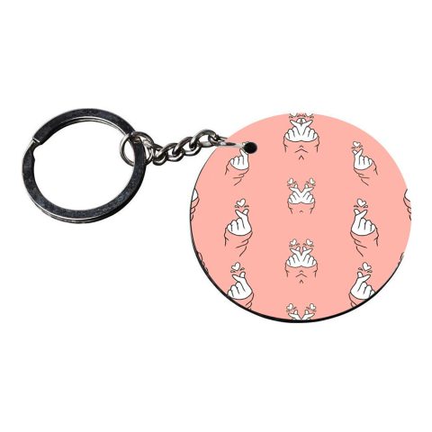 Crafty Worth | snap it keychain | keychain for car customized keychain with photo Printed Wooden Keychain| Circle Shape Set of 2 keyrings 2×2 inch - alternate view