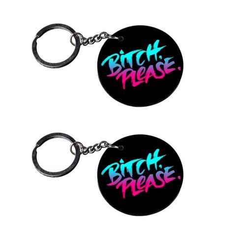 Crafty Worth | keychain for girls | keychain jaguar customized keychain with photo Printed Wooden Keychain| Circle Shape Set of 2 keyrings 2×2 inch