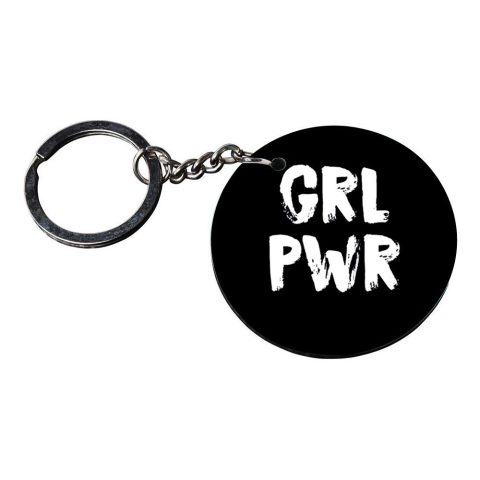 Crafty Worth | Keychain for girls | keychain for bike customized keychain with photo Printed Wooden Keychain| Circle Shape Set of 2 keyrings 2×2 inch - alternate view