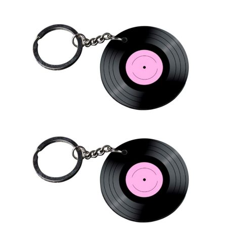 Crafty Worth | disk key chain | keychain for dad from daughter customized keychain with photo Printed Wooden Keychain| Circle Shape Set of 2 keyrings 2×2 inch