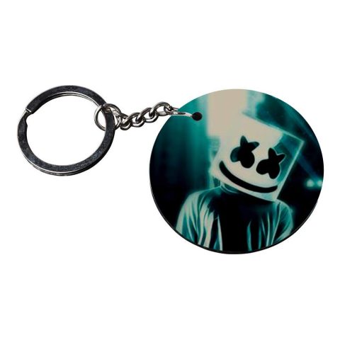 Crafty Worth | marshmallow X X Smilykeychain | keychain photo customized keychain with photo Printed Wooden Keychain| Circle Shape Set of 2 keyrings 2×2 inch - alternate view