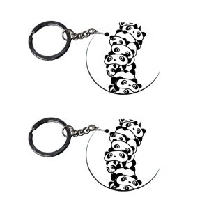 | hand keychains for girls | keychain 50 rupees customized keychain with photo Printed Wooden Keychain| Circle Shape Set of 2