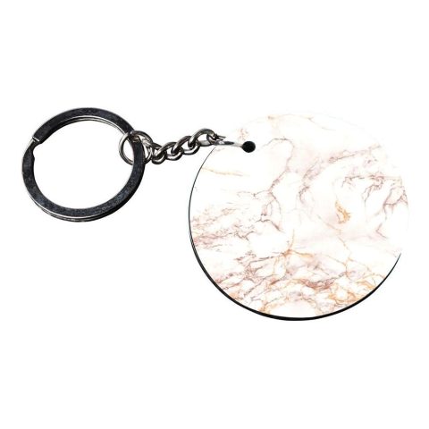 Crafty Worth | marble texture | vicks inhaler keychain – 0.5 ml customized keychain with photo Printed Wooden Keychain| Circle Shape Set of 2 keyrings 2×2 inch - alternate view