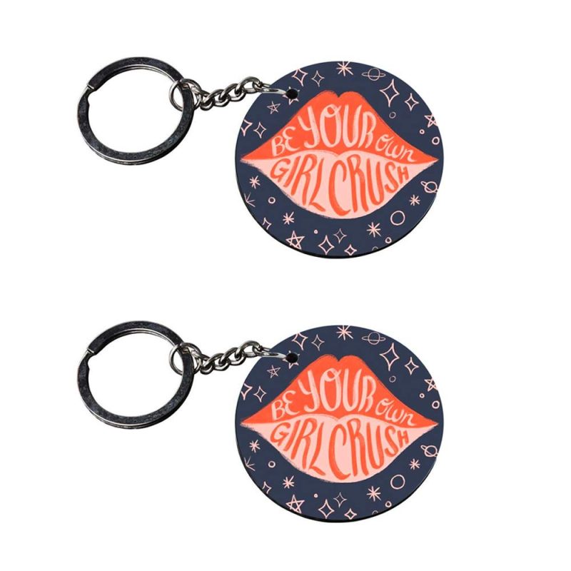 Be Your Own Girl Crush Keychain