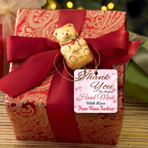 Crafty Worth Wooden| Thank You Greeting Cards and Tags for All Occasion Customized for Birthday, Engagement, Anniversary and All Other Parties/Events Set of 12 - alternate view