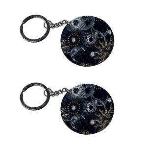| keychain with texture | keychain doll customized keychain with photo Printed Wooden Keychain| Circle Shape Set of 2 keyring