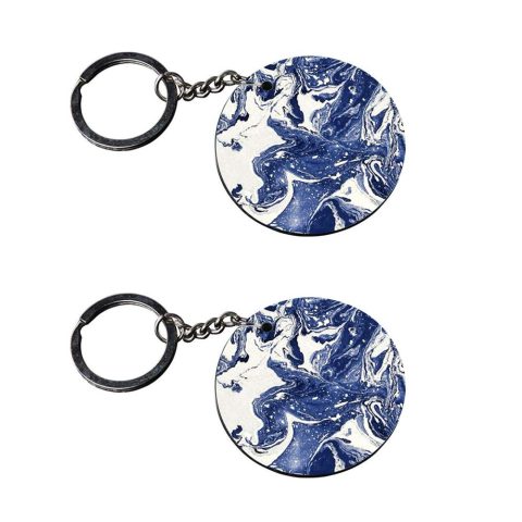 Crafty Worth | marble texture keychain | keychain for bike customized keychain with photo Printed Wooden Keychain| Circle Shape Set of 2 keyrings 2×2 inch