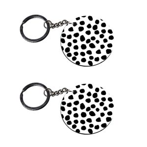 | black and white | keychain game of thrones customized keychain with photo Printed Wooden Keychain| Circle Shape Set of 2 ke