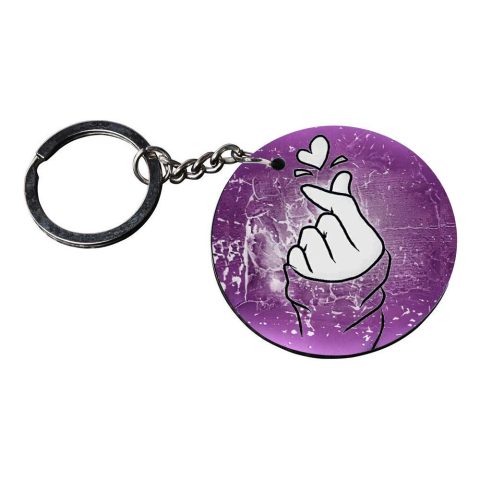 Crafty Worth | snap it texture | j keychain customized keychain with photo Printed Wooden Keychain| Circle Shape Set of 2 keyrings 2×2 inch - alternate view