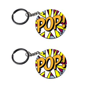 Crafty Worth letter X funny quote keychain set of 2