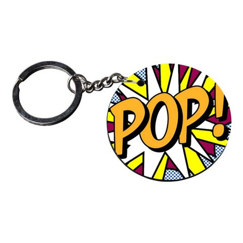 Crafty Worth | funny quote keychain | x keychain customized keychain with photo Printed Wooden Keychain| Circle Shape Set of 2 keyrings 2×2 inch - alternate view