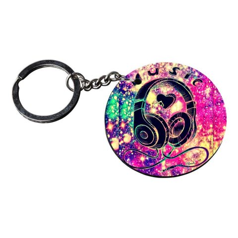Crafty Worth | magic keychain colour changing | keychain naruto customized keychain with photo Printed Wooden Keychain| Circle Shape Set of 2 keyrings 2×2 inch - alternate view