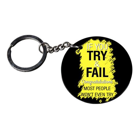 Crafty Worth | drive safe quotes keychain | keychain for 10 yr customized keychain with photo Printed Wooden Keychain| Circle Shape Set of 2 keyrings 2×2 inch - alternate view