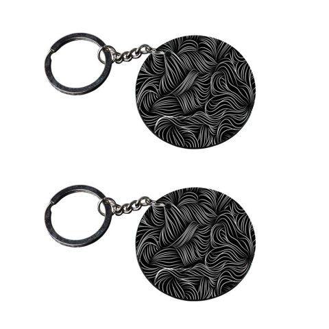 Crafty Worth | keychain for boys | keychain for girls customized keychain with photo Printed Wooden Keychain| Circle Shape Set of 2 keyrings 2×2 inch