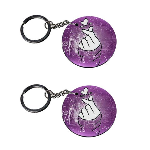 Crafty Worth | snap it texture | j keychain customized keychain with photo Printed Wooden Keychain| Circle Shape Set of 2 keyrings 2×2 inch