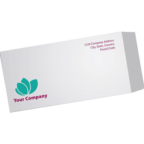 Crafty Worth | Envelope White Cheque Size Paper Customized ,Thickness – 100 gsm, Size 4.5 X 10 inch, 50 pieces - alternate view