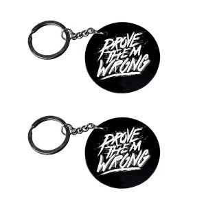 Crafty Worth friends forever quote photo keychain set of 2