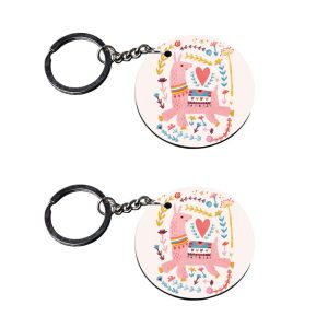| keychain for girls unicorn | keychain for friends foreverr customized keychain with photo Printed Wooden Keychain| Circle S